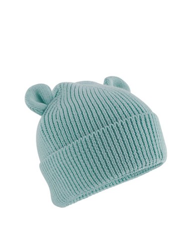 BEE-B340A-Organic Baby Bear Beanie